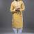 Mustard silk straight embroidery, mirror mustard silk embroidery, mirrors floral and work kurta pant set