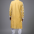 Mustard silk straight embroidery, mirror mustard silk embroidery, mirrors floral and work kurta pant set