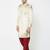 Fawn art silk straight embroidery with handwork sherwani for men's