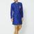 Blue art silk straight handwork sherwani for men's