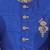 Blue art silk straight handwork sherwani for men's