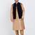 Black velvet straight handwork nehru jacket & kurta for men's