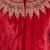 Red brocade straight handwork sherwani for men's