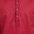 Red coton straight plain kurta for men's