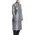 Grey art silk straight embroidery kurta for men's