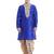 Blue art silk straight embroidery kurta for men's