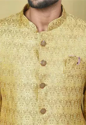 Gold colour men's coat 2