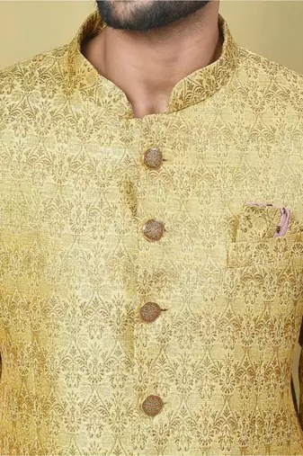 Gold colour men's coat