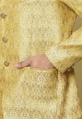 Gold colour men's coat 3