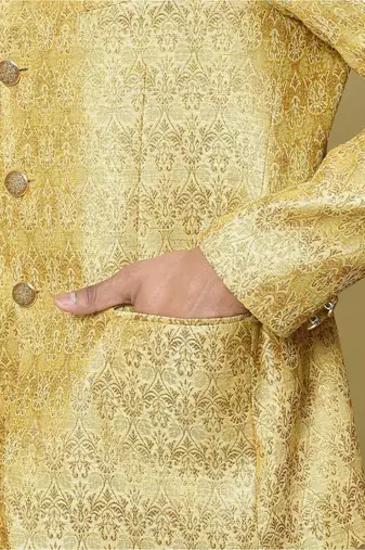 Gold colour men's coat