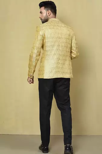 Gold colour men's coat