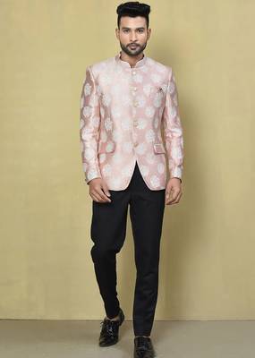 Rose gold colour men's coat 1
