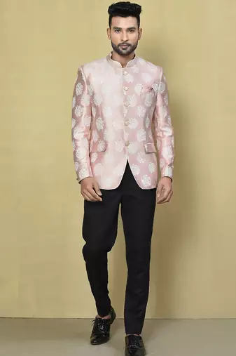 Rose gold colour men's coat