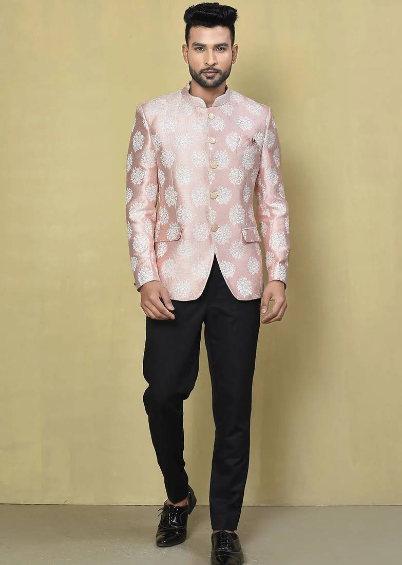 Rose gold colour men's coat