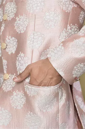 Rose gold colour men's coat
