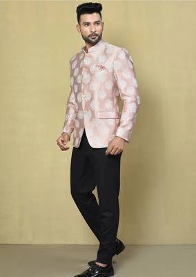 Rose gold colour men's coat 4