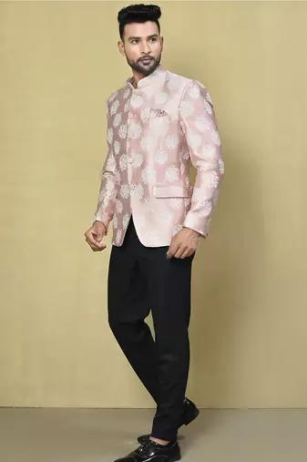 Rose gold colour men's coat