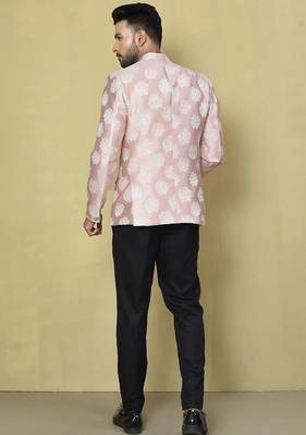 Rose gold colour men's coat 5