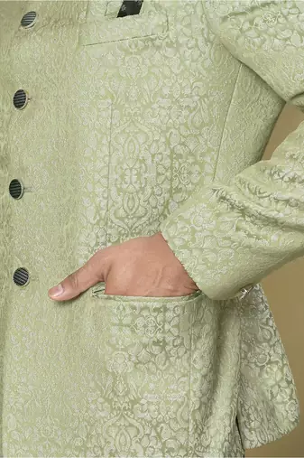 Olive green colour men's coat