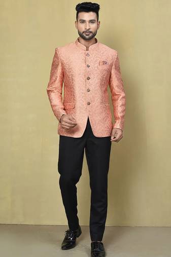 Peach colour men's coat