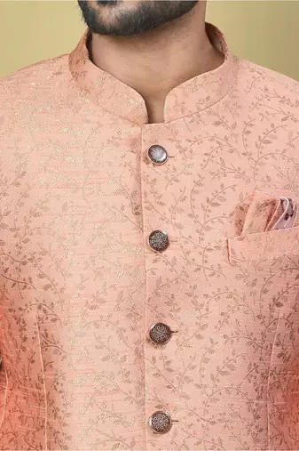 Peach colour men's coat