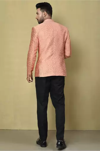 Peach colour men's coat