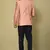 Peach colour men's coat