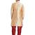 Gold silk straight embroidery with handwork indisherwani for men's
