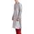 Grey art silk straight stitched kurta for men's