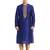 Blue art silk straight embroidery kurta for men's