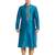Rama green art silk straight embroidery kurta for men's