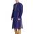 Blue art silk straight stitched kurta for men's