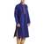 Blue art silk straight stitched kurta for men's