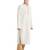 Cream art silk straight stitched kurta for men's