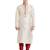 Cream art silk straight stitched kurta for men's