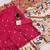 Pink  faux banarasi silk saree with paithani rich weaved pallu and blouse