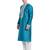 Rama green art silk straight embroidery kurta for men's