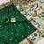 Green  faux banarasi silk saree with paithani rich weaved pallu and blouse
