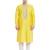Yellow art silk straight embroidery kurta for men's