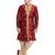 Maroon silk straight embroidery with handwork indisherwani for men's