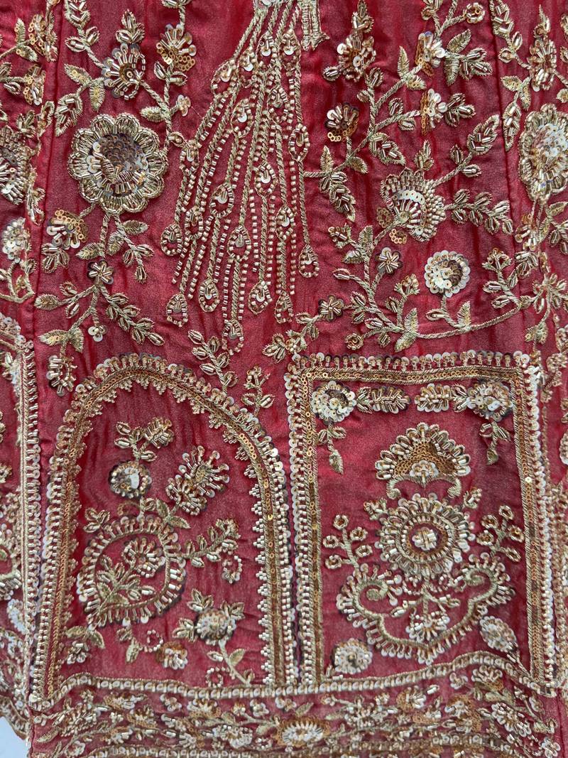 Glorious Dusty Pink Hand Work Silk Engagement Wear Lehenga Choli