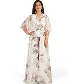 Flower digital printed jump suit