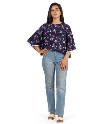 Blue kaftan top 1