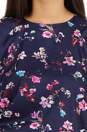 Blue kaftan top