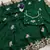 Green Color embroidery work Silk Sree