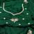 Green Color embroidery work Silk Sree