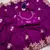 Lavender Color embroidery work Silk Sree