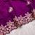 Lavender Color embroidery work Silk Sree