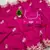 Rani Pink Color embroidery work Silk Sree