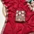 Red  Color  Heavy hand work and embroidery work Georgette Saree